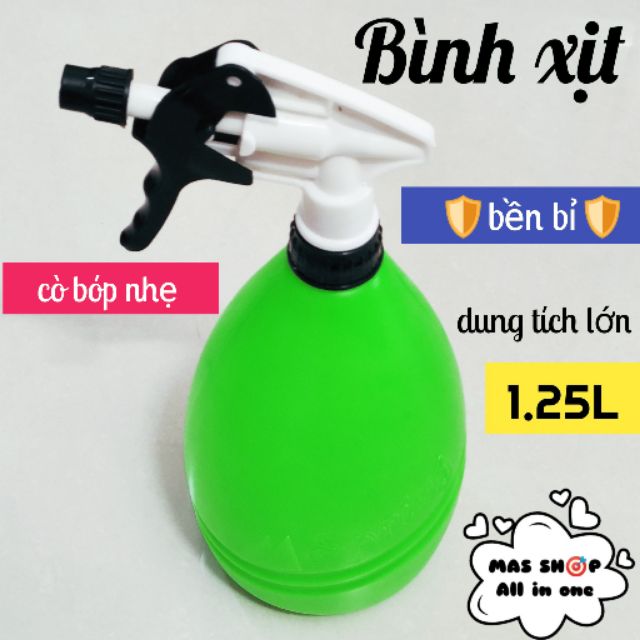 Bình xịt nước cầm tay dung tích lớn 1.25L dùng tưới cây, phun hoá chất