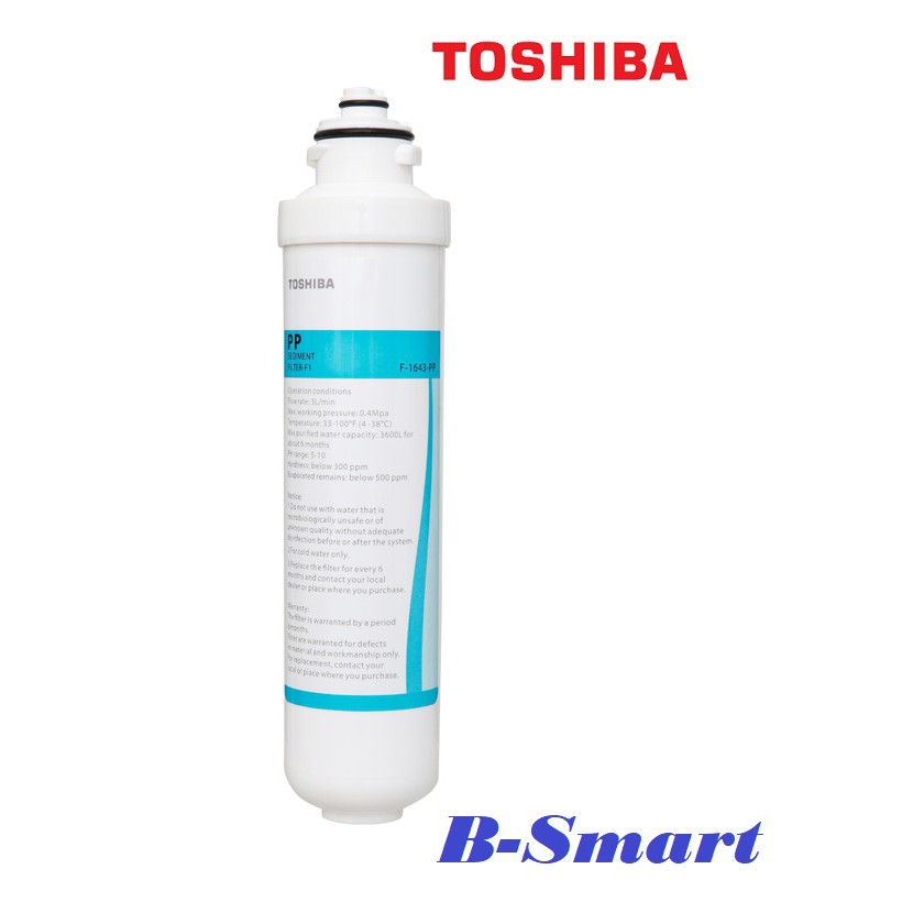 Lõi lọc thô F-1643-PP máy lọc nước nóng lạnh RO Toshiba TWP-W1643SV