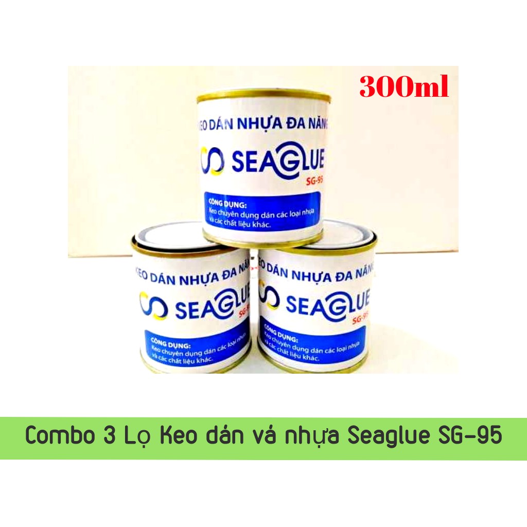Combo 3 Lọ Keo Dán nhựa Siêu Dính SEAGLUE SG-95 ,Keo SG95 Dán Giày