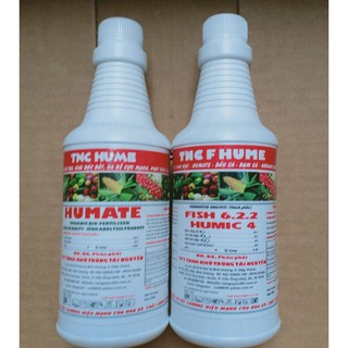 Combo hume 1lit+phân cá 1 lít+phân lân hữu cơ 1kg