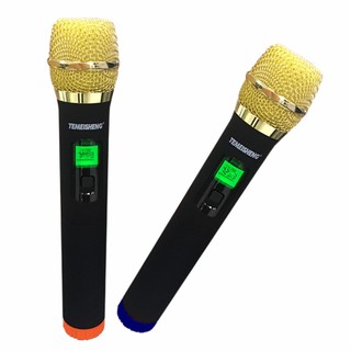 Micro không dây đa năng Temeisheng W-48 (Đen phối vàng)