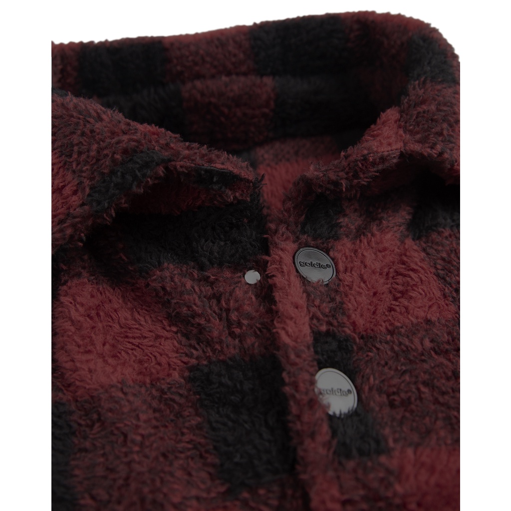 Áo sơ mi chui đầu "GOLDIE FLEECE PULLOVER" chất liệu lông cừu nhẹ