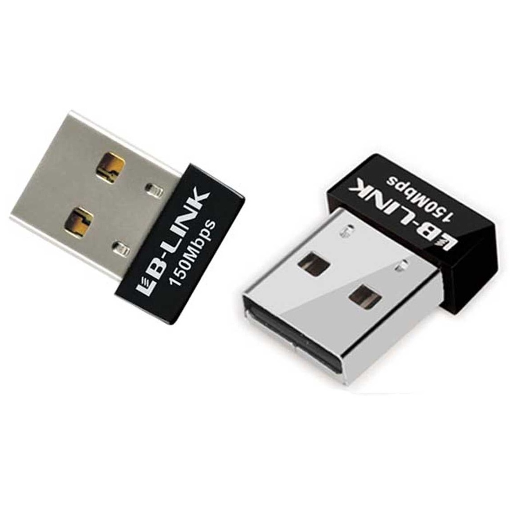 USB thu wifi nano LB-LINK BL-WN151 tốc độ 150Mbps thiết kế siêu nhỏ gọn tương thích mọi hệ điều hành
