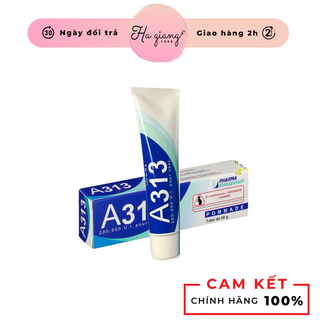 Kem dưỡng A313 Pommade Retinol dược mỹ phẩm hỗ trợ giảm mụn, cải thiện da sần sùi