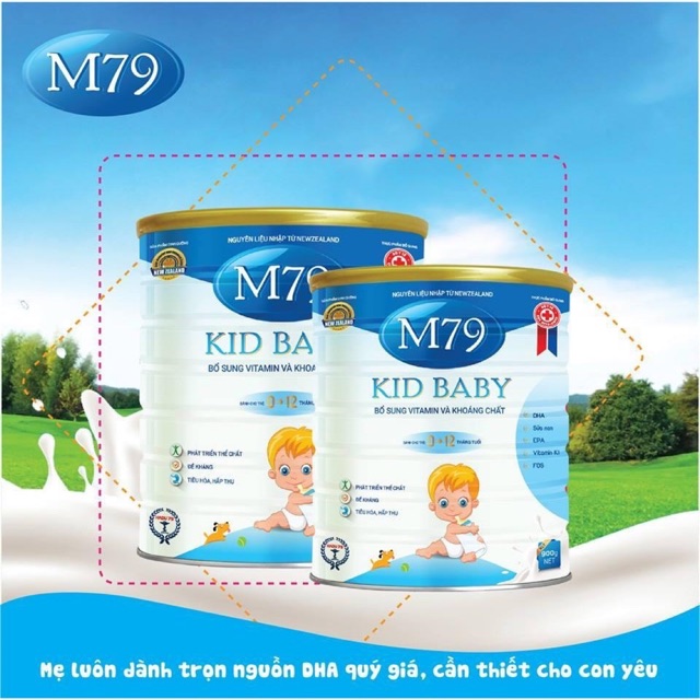 Sữa M79 kid baby 900g