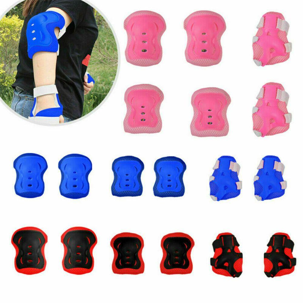 MUVAKO Set 6 Phụ Kiện Bảo Vệ Giày Trượt Patin Nhiều Màu Cho Bé