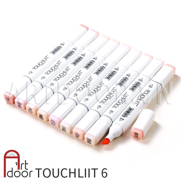 [ARTDOOR] Bộ bút marker TOUCHLIIT Full 204 màu (kèm túi vải)