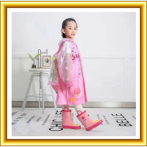Áo mưa cho trẻ, áo mưa trẻ em Disney cao cấp bền đẹp, nhiều sezi, gọn nhẹ dễ sử dụng cho bé.