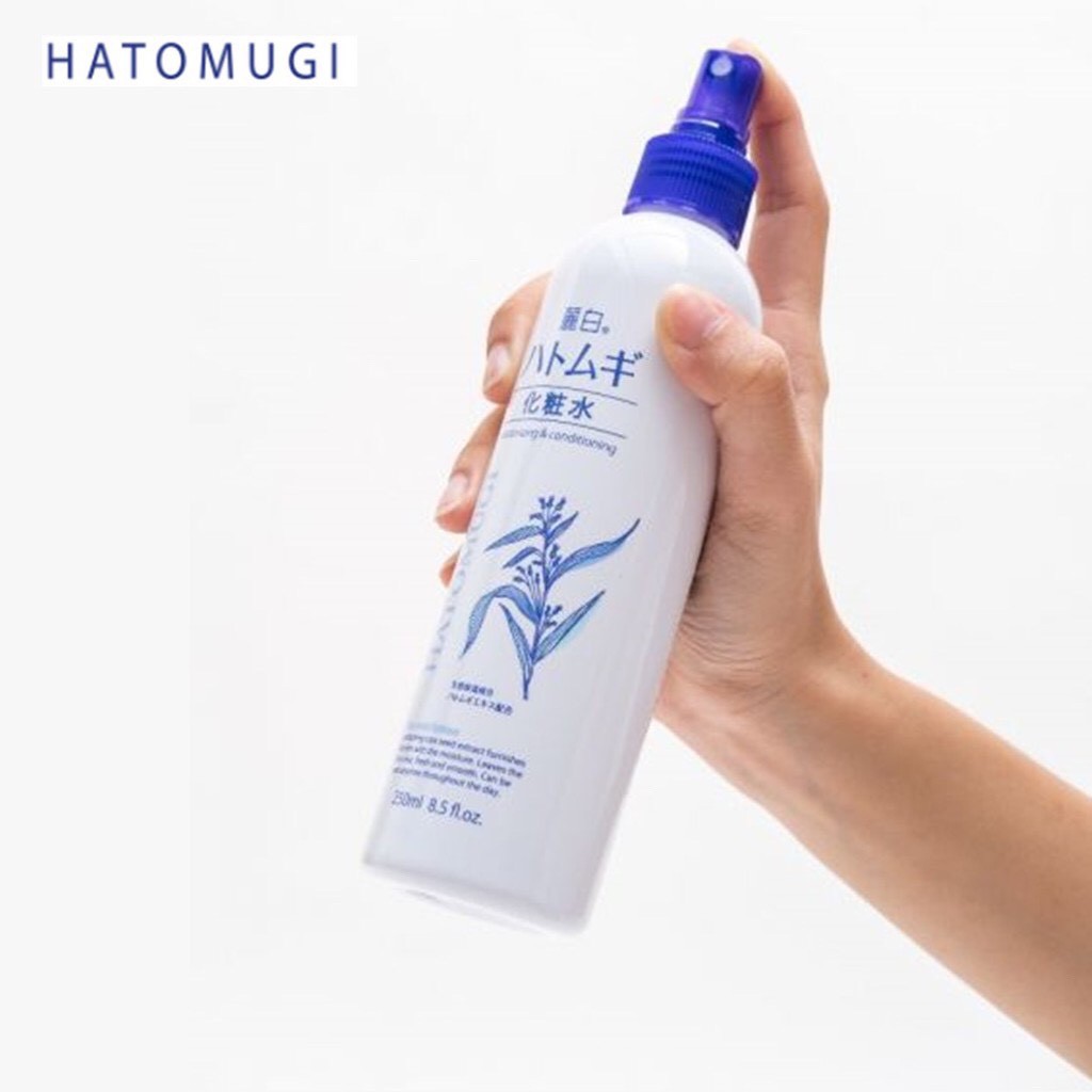 Xịt khoáng dưỡng ẩm và làm sáng da Reihaku Hatomugi chiết xuất ý dĩ 250ml - hàng Nhật, mẫu mới