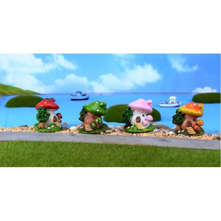 Nhà nấm trang trí tiểu cảnh - Mushroom house - phụ kiện terrarium - phụ kiện trang trí tiểu cảnh