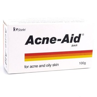Xà phòng làm sạch da dầu vàAcne Aid - Acne Aid bar 100g