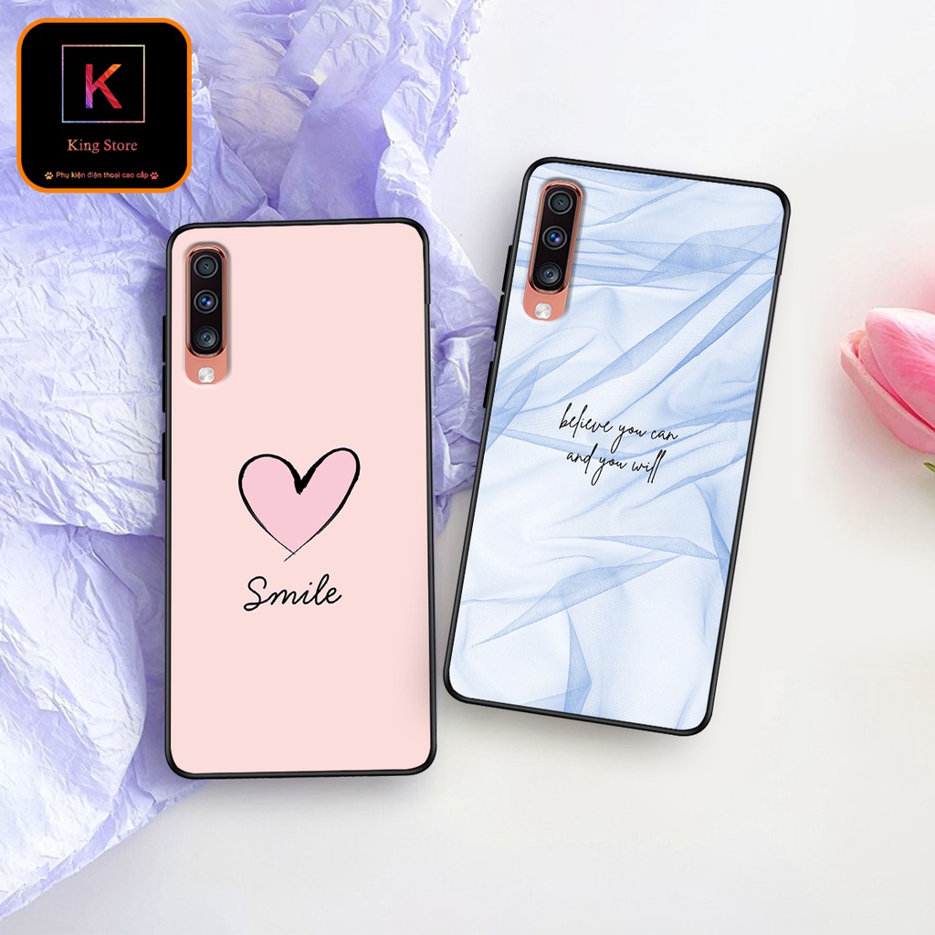 Ốp lưng Samsung A7 2018 - Samsung A9 2018 - Ốp in hình LoveSmile - Chất liệu TPU cao cấp chống sốc bảo vệ máy