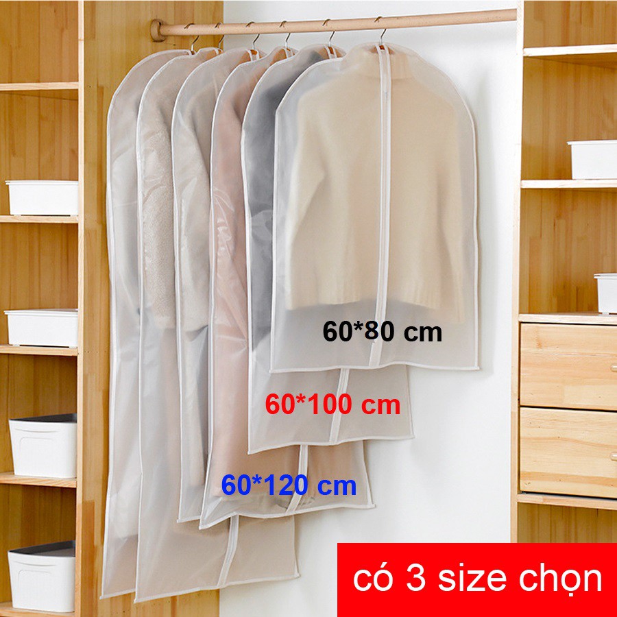 Túi chống bụi quần áo có đủ size chọn mua