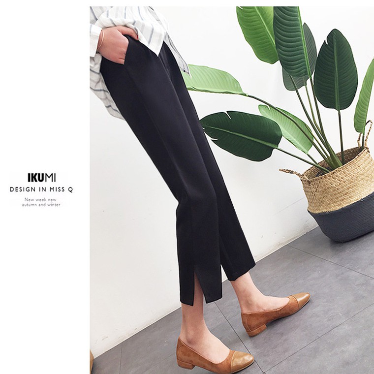 Quần tây công sở nữ gấu xẻ tà | BigBuy360 - bigbuy360.vn