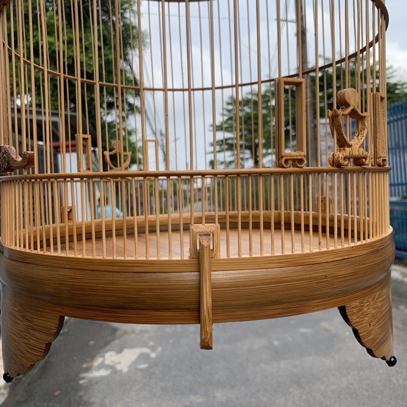 Lồng chim chích choè đất tre già, hàng kỹ