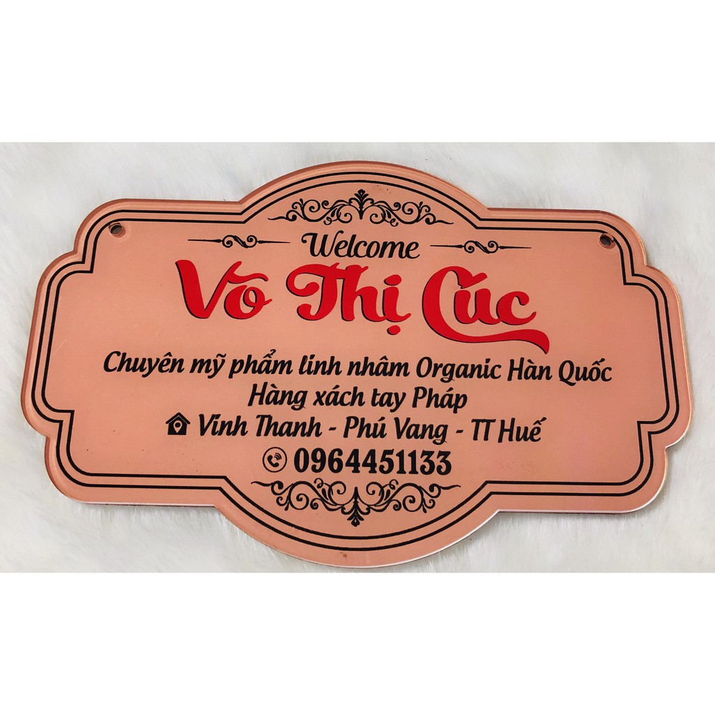 Biển hiệu Decor shop bán hàng - Free thiết kế theo yêu cầu - Đạo cụ chụp hình sản phẩm tiện lợi