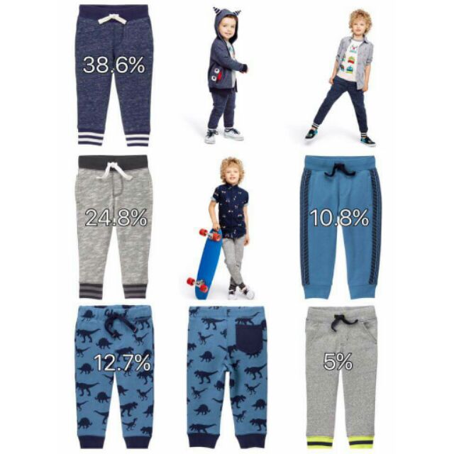 Quần nỉ Gymboree bé trai