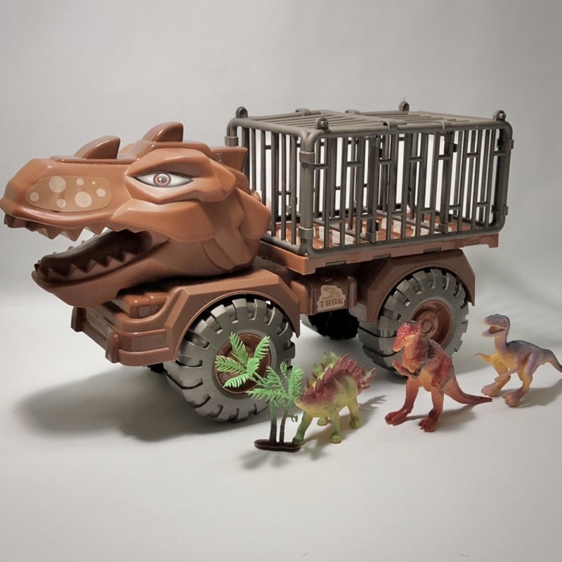 Mô Hình Xe Tải Chở Khủng Long Đồ Chơi Cho Bé