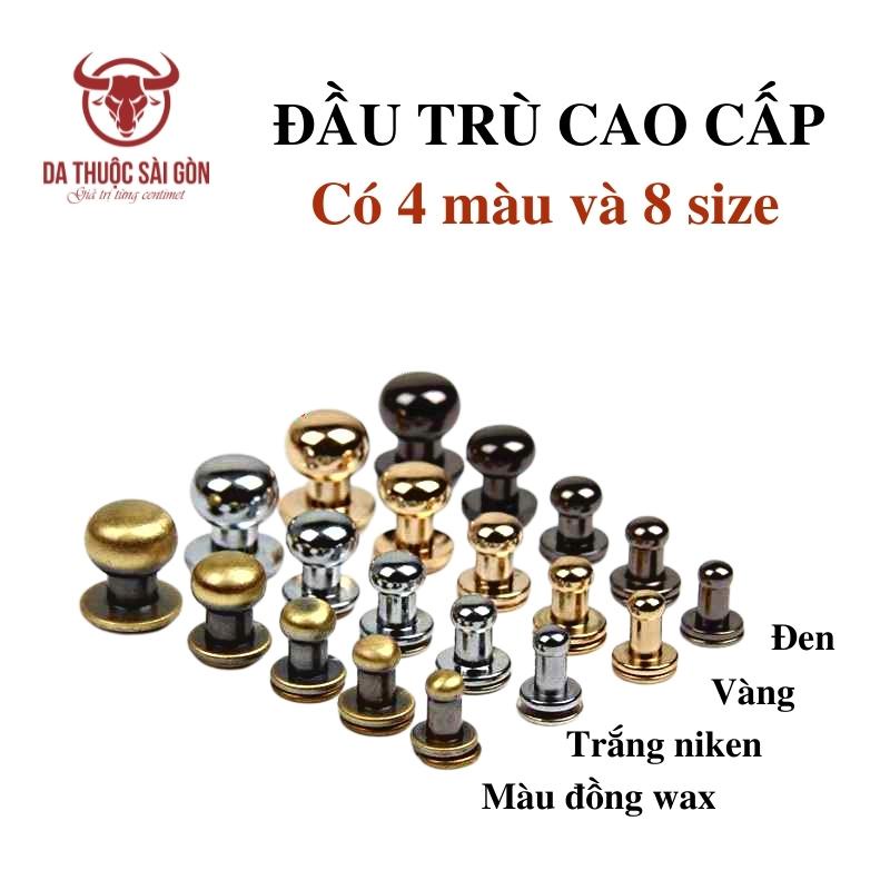 Đầu trù  nguyên liệu làm túi xách có 4 màu 8 size - Da Thuộc Sài Gòn - MSP: DAUTRU