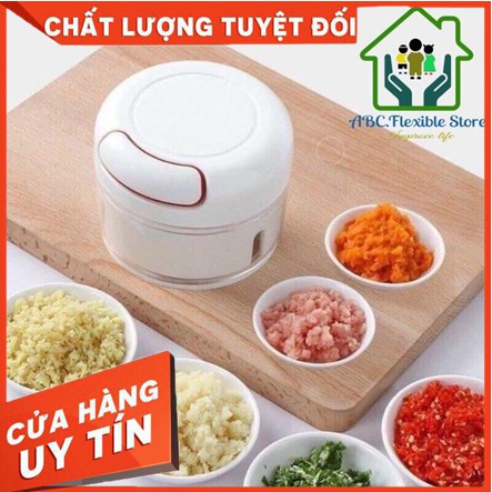 Máy xay tỏi ớt cầm tay đa năng Mini Chopper - Dụng cụ xay tỏi ớt