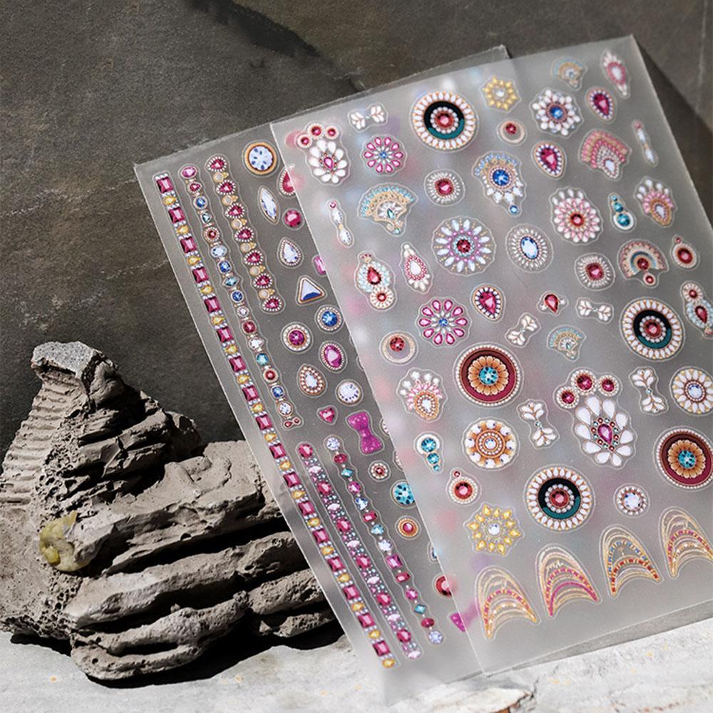 Miếng Dán Trang Trí Móng Tay Chống Nước Phong Cách Cổ Điển DIY