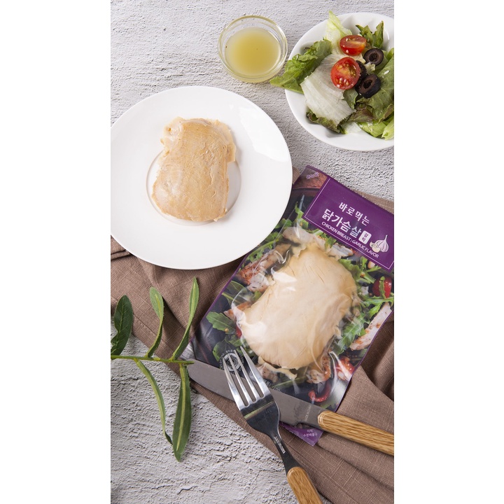 [MỞ GÓI ĂN LIỀN] Ức gà vị Tỏi Hàn Quốc ACHIM Chế Biến Sẵn 100gram | BigBuy360 - bigbuy360.vn