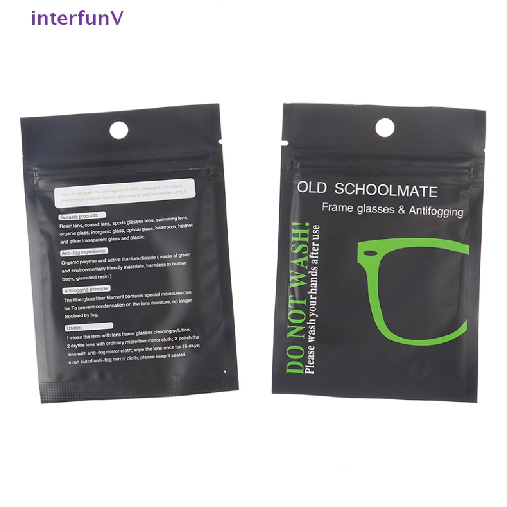 Set 10 Khăn Lau Kính Chống Sương Mù Có Thể Tái Sử Dụng Cho Nam Nữ