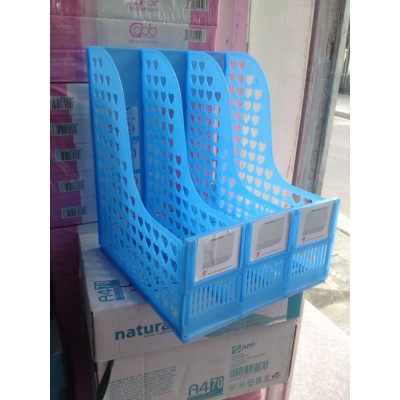 File tài liệu 3 ngăn tim đẹp nhựa Pp