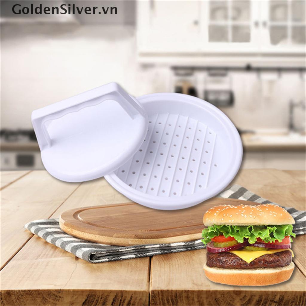 Khuôn Ép Thịt Bò Làm Hamburger Bằng Nhựa Tiện Dụng Cho Nhà Bếp