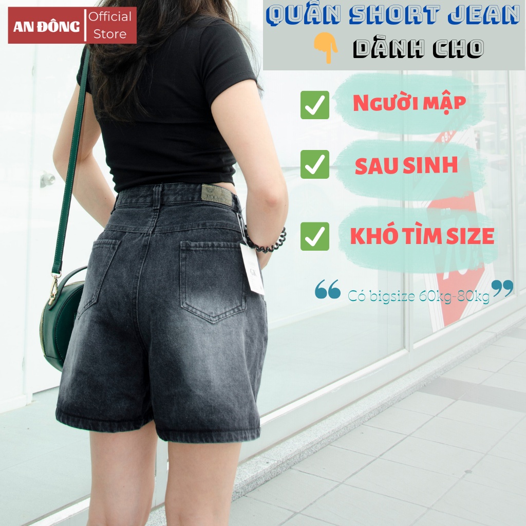Quần Short Jean Nữ Có Bigsize 60kg-80kg