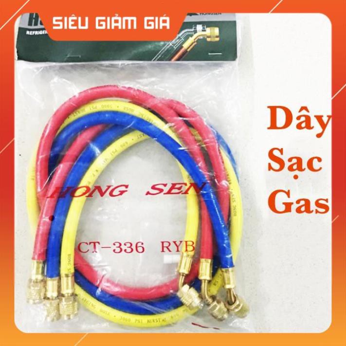 Dây nạp Gas điều hoà máy lạnh chính hãng HONGSEN loại 1.2m