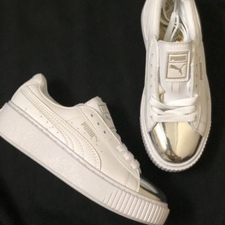 [Hot Trend] Giày Thể Thao Nữ puma mũi bạc bóng cao cấp