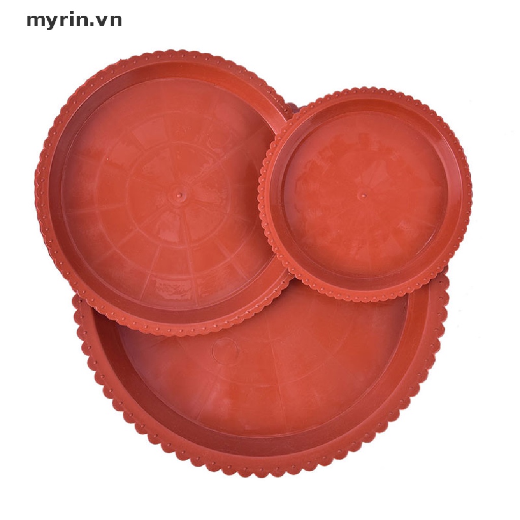 Khay Nhựa Tròn Cỡ Nhỏ / Trung Bình / Nhỏ / Vừa / Lớn Đựng Nước Sốt Tiện Dụng