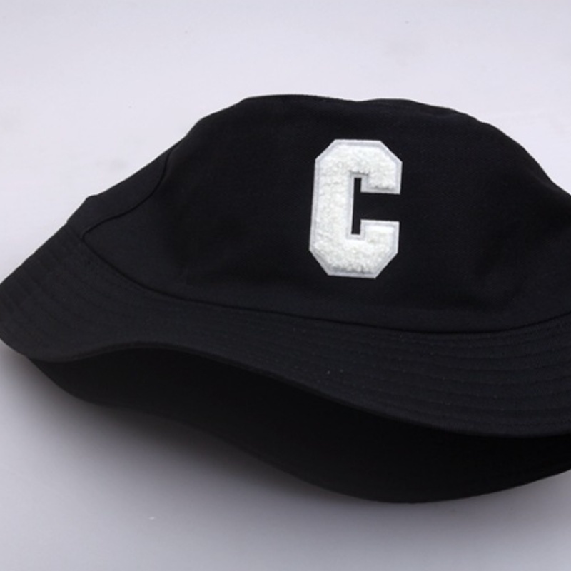 Nón Bucket Chất Cotton Hoạ Tiết Chữ C Cho Nam Và Nữ