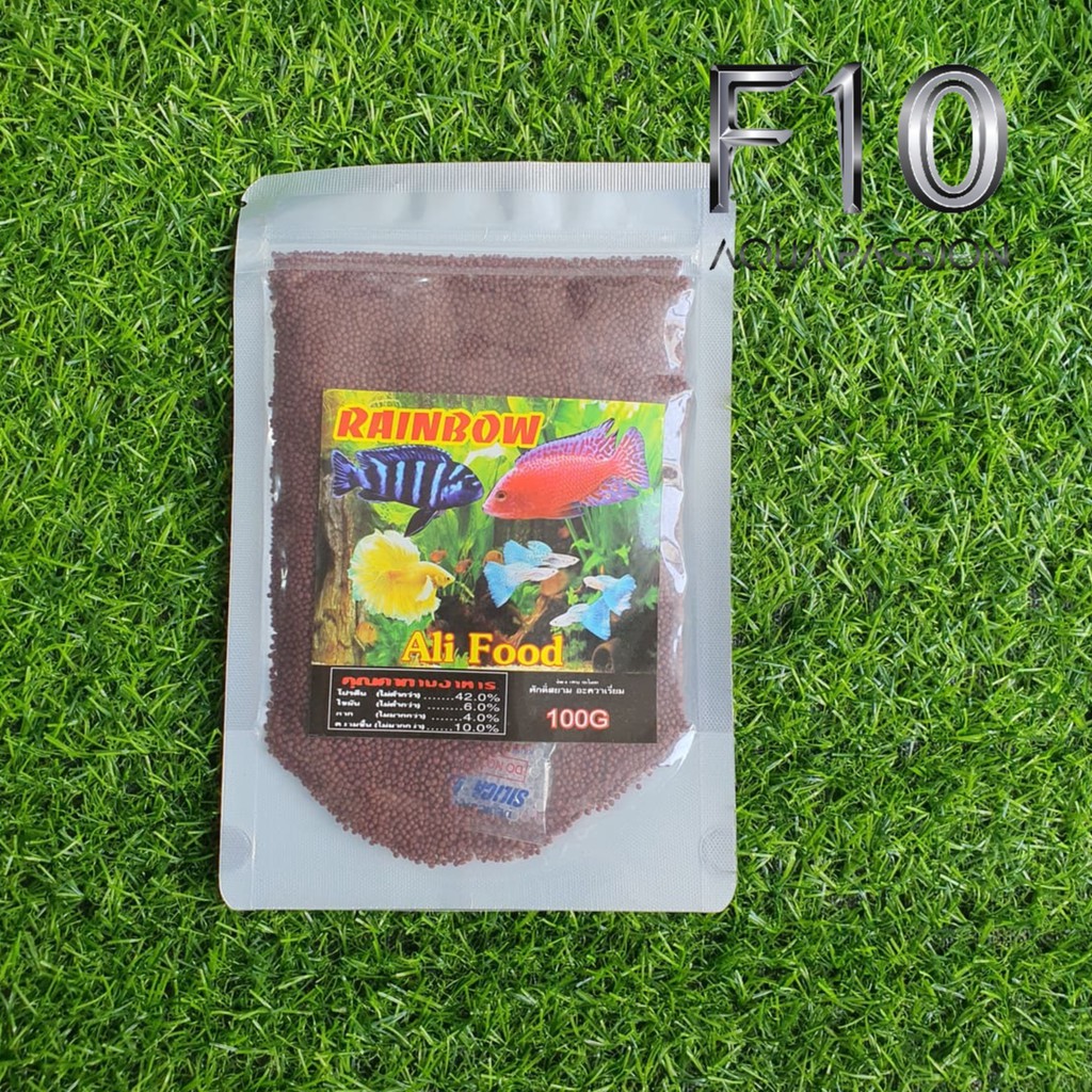 Thức Ăn Rainbow Cám cá Rainbow Lên Màu Cho Cá Ali và các loại cá cảnh