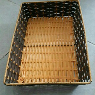 khay nhựa giả mây 30x40