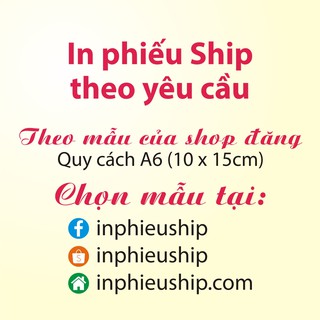 Phiếu giao hàng Vintage