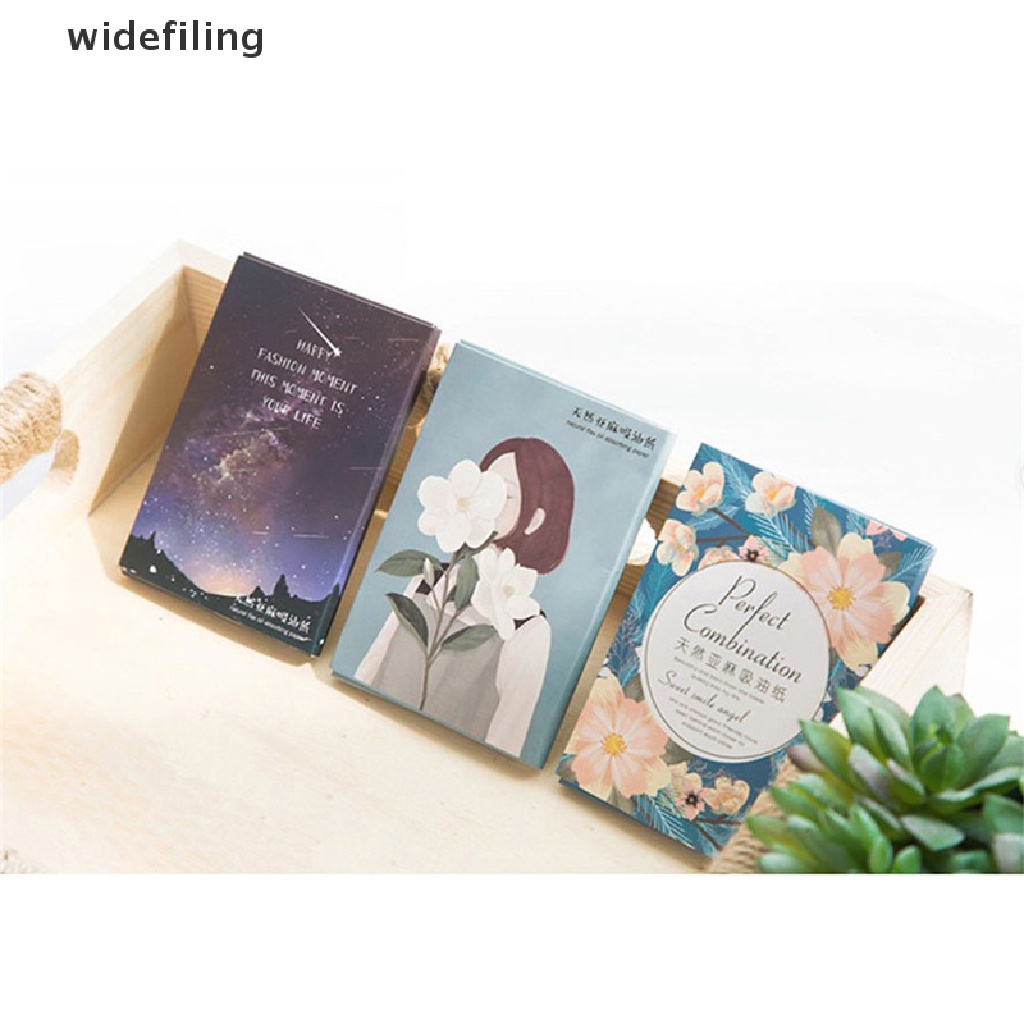 [Hàng mới về] Set 100 giấy thấm dầu da mặt tiện dụng