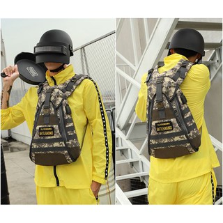 Balo PUBG1 cực chất (khóa đồng, tấm da cao cấp) (Ảnh sp thật)