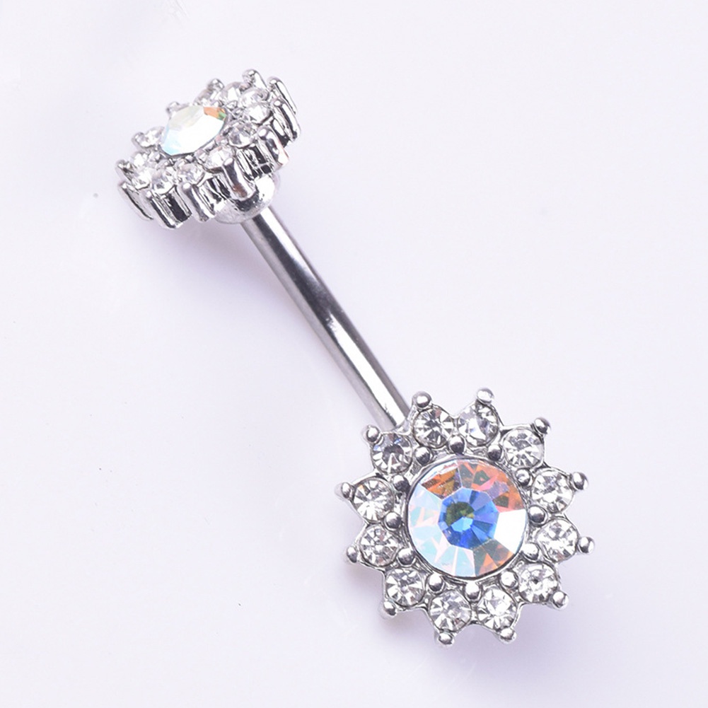 Khuyên Rốn Đính Đá Hình Hoa Quyến Rũ