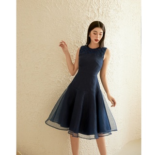 Olv - đầm prussian chiffon dress