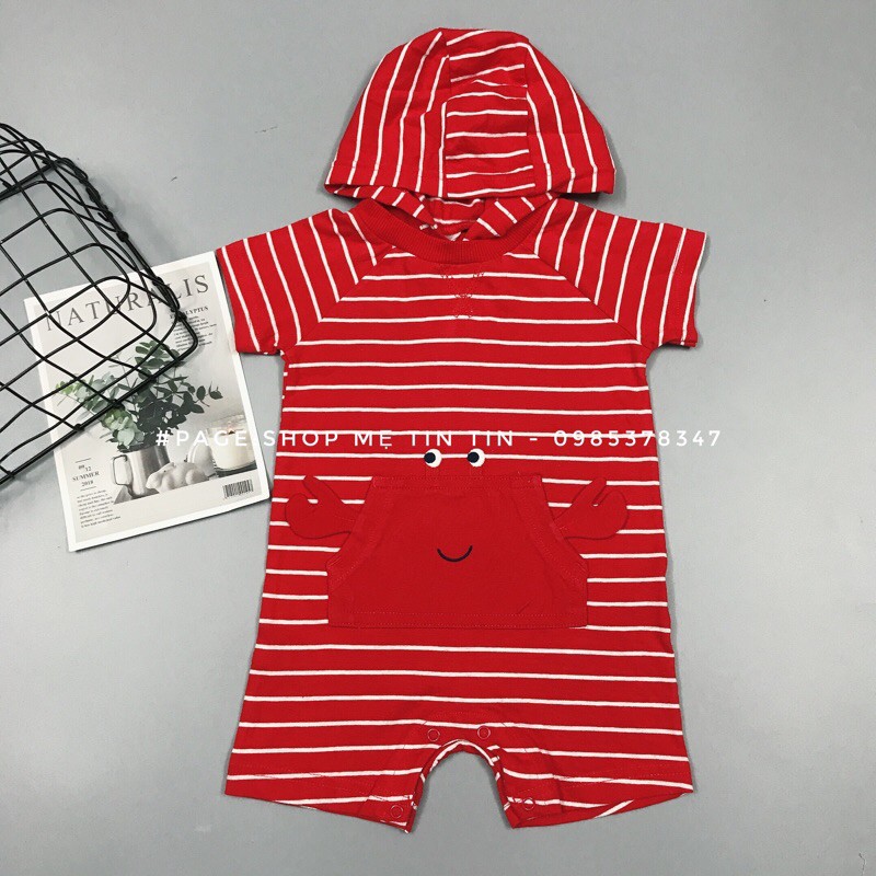 Body đùi cotton cho bé (cua.đỏ 3m,9m)