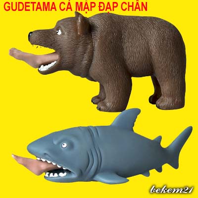 Gudetama CÁ MẬP ĐẠP CHÂN squishy dùng mãi