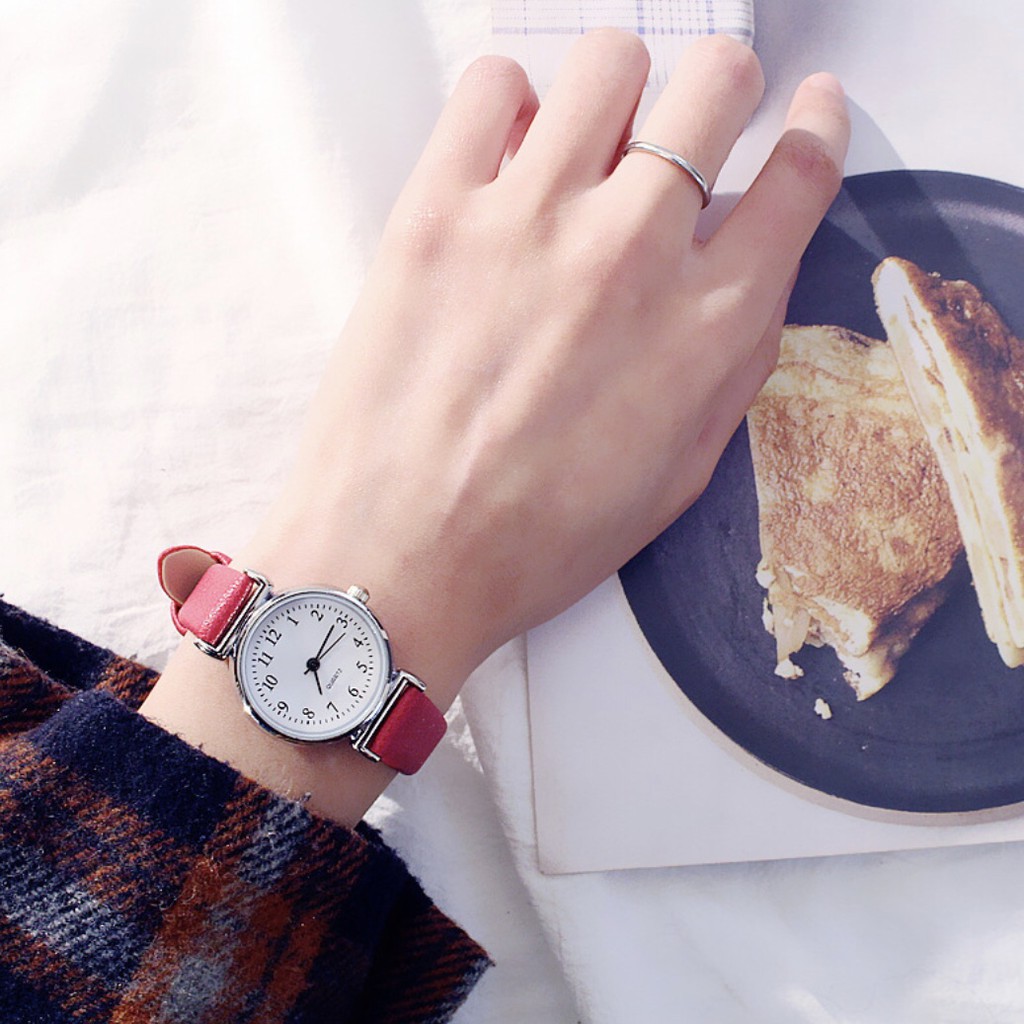 [Mã FAMAYFA2 giảm 10K đơn 50K] [GIÁ SỈ] ĐỒNG HỒ NỮ DÂY DA MẶT TRÒN HNWATCH905 ĐỘC LẠ XINH XẮN | BigBuy360 - bigbuy360.vn