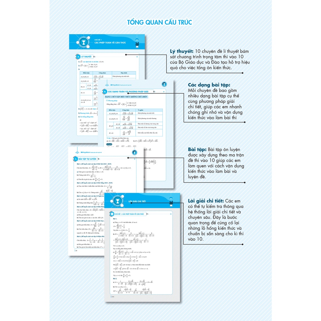 [Mã LT50 giảm 50k đơn 250k] Sách- Chinh phục luyện thi vào 10 môn Toán theo chủ đề