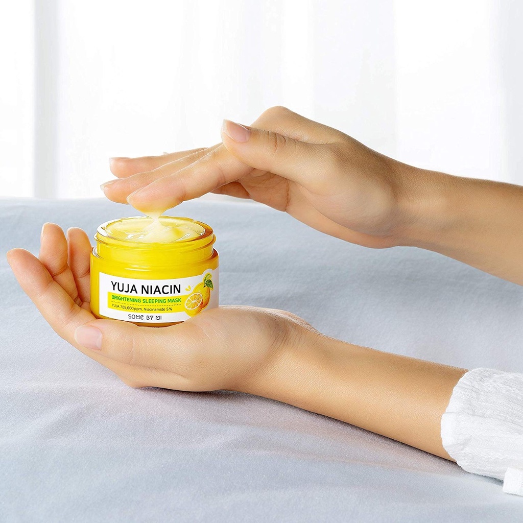 Mặt Nạ Ngủ Dưỡng Trắng Sáng Da Some By Mi Yuja Niacin 30 Days Miracle Brightening Sleeping Mask 60g