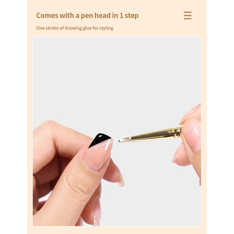 Lọ Nước Sơn Móng Tay Gel UV Sơn vẽ móng tay ANNIES ANNIES dạng keo mật độ cao màu vàng bạc đen lấp lánh (6 màu) 12ml