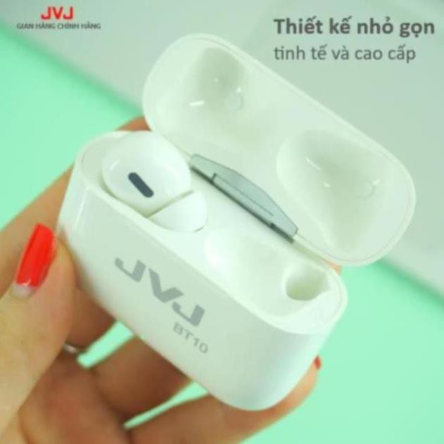 Tai Nghe Không Dây Bluetooth 5.0 JVJ BT10 cao cấp cảm biến vân tay, xuyên âm