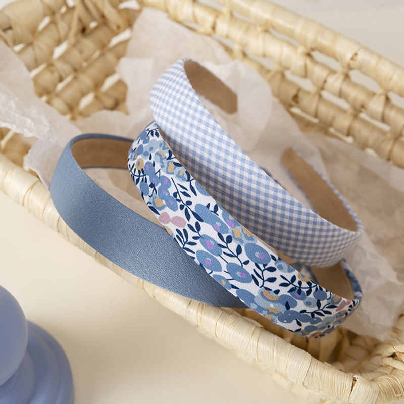 Cài tóc vải họa tiết hoa phong cách Hàn Quốc thời trang nữ