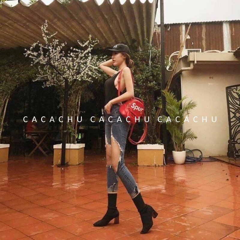 Giày bốt len nữ cao cổ tráng gương cao cấp - boot nữ cổ chun loại sịn gót cao 7cm siêu hot | BigBuy360 - bigbuy360.vn